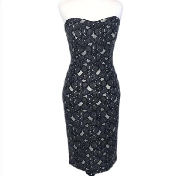 NEW Mystic Grey Strapless Dress - Picture 6 of 8